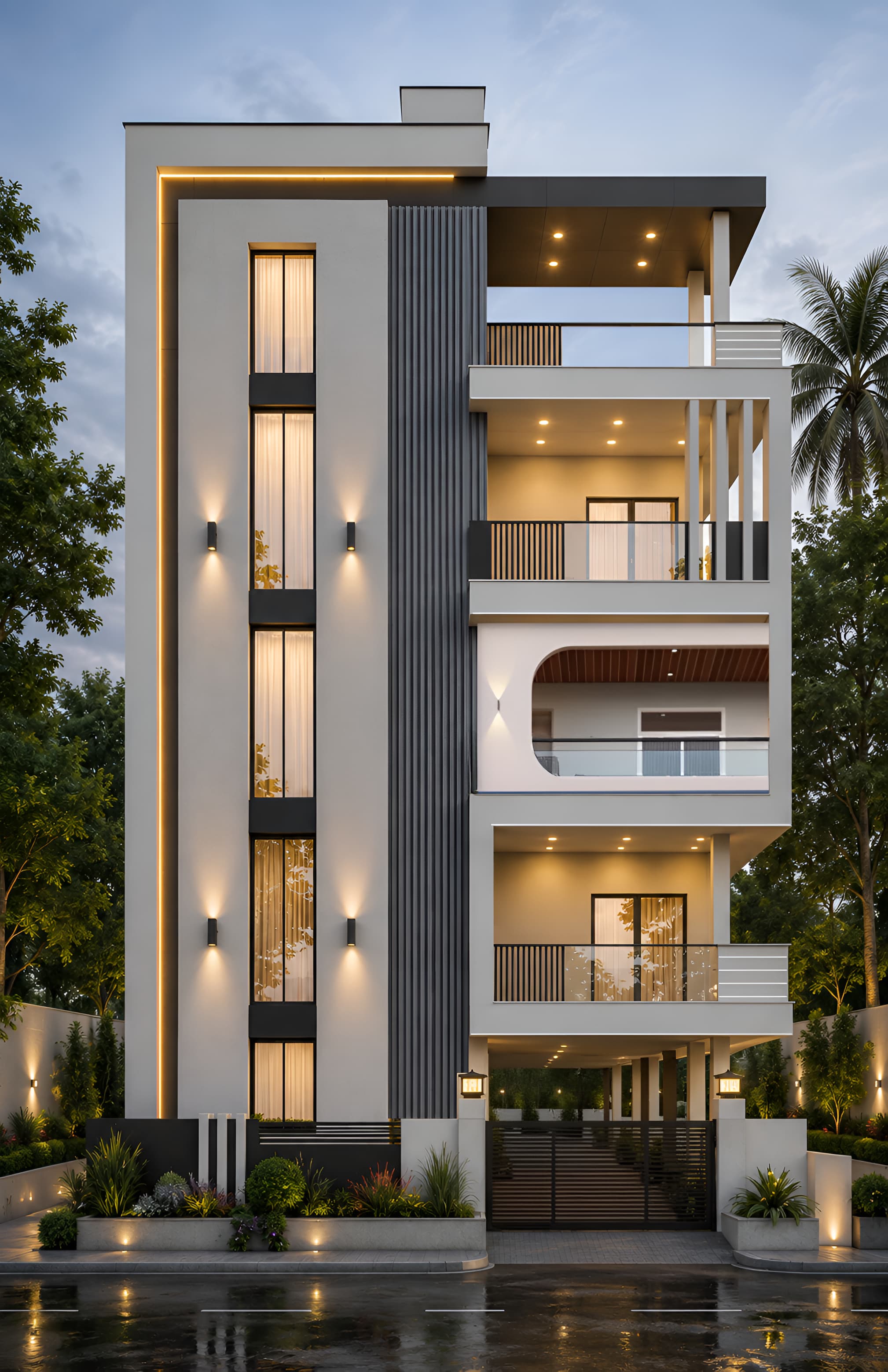 4-Tier Luxury Multi-Family Residence