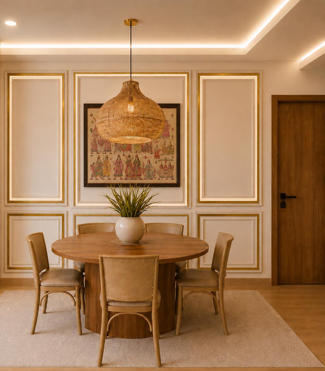 Dining Hall with Bespoke Display Credenza